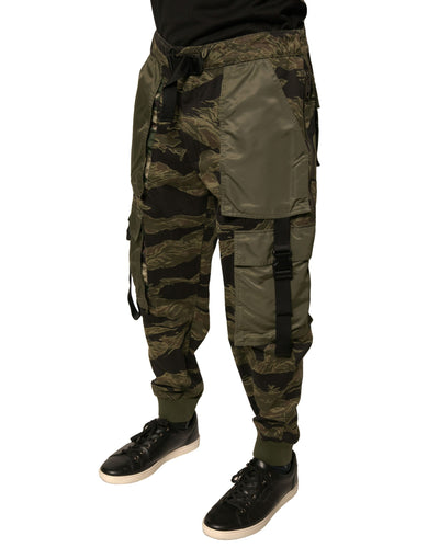 Dolce &amp; Gabbana Groene Katoenen Joggingbroek
