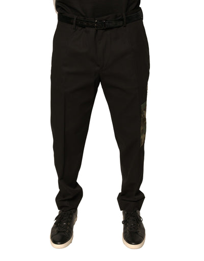 Dolce &amp; Gabbana Zwarte Katoenen Heren Cargo Casual Broek