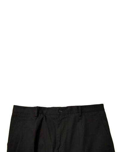 Dolce &amp; Gabbana Zwarte Katoenen Heren Cargo Casual Broek