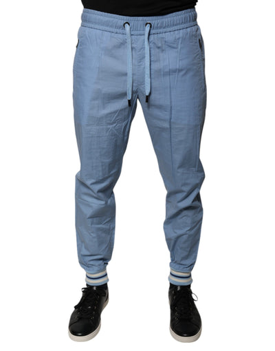 Dolce &amp; Gabbana Blauwe Katoenen Joggingbroek