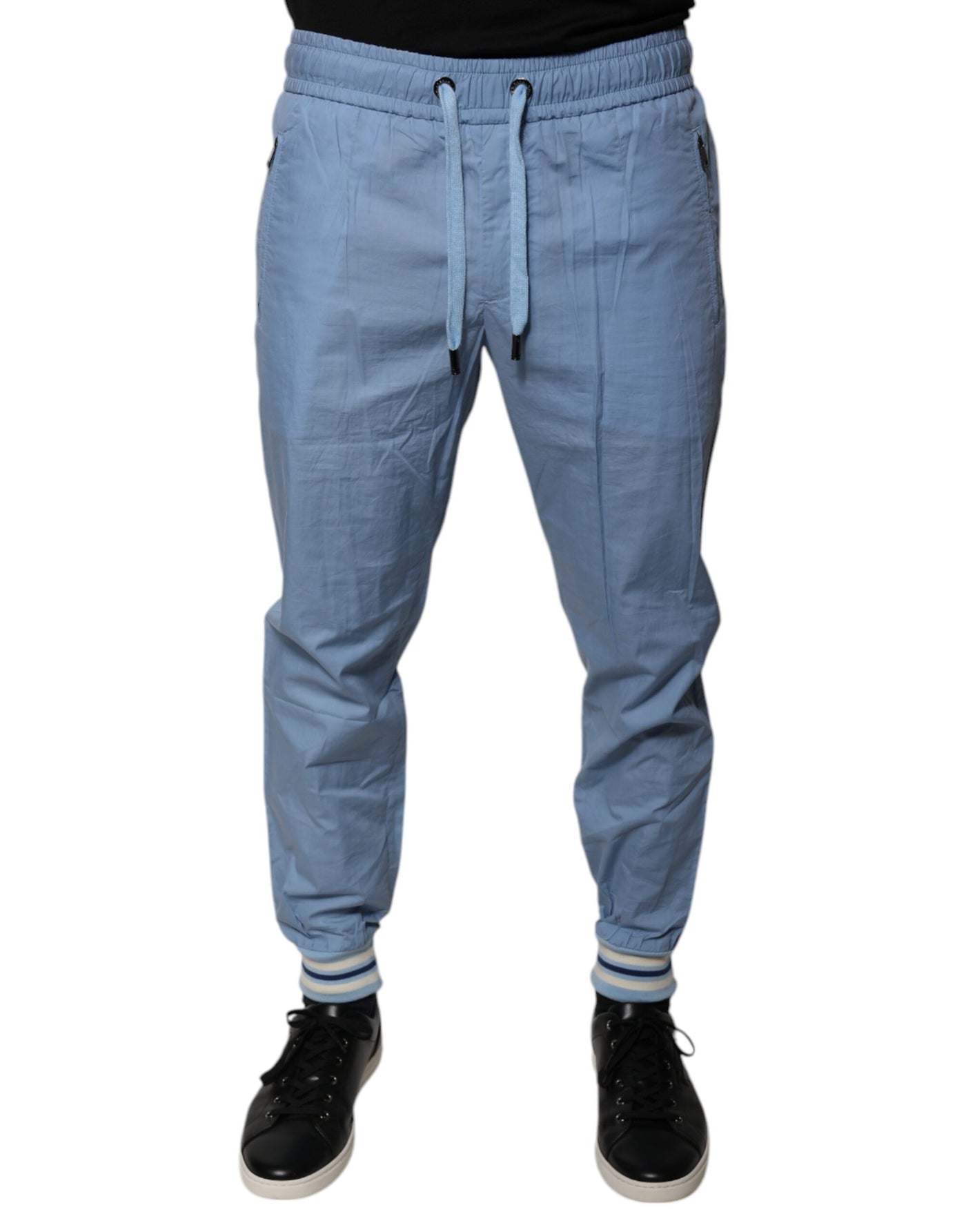 Dolce &amp; Gabbana Blauwe Katoenen Joggingbroek