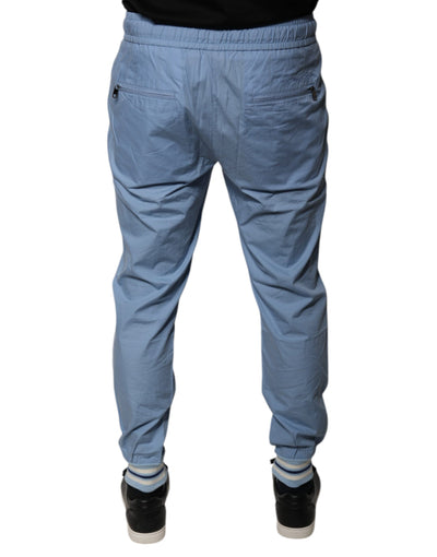 Dolce &amp; Gabbana Blauwe Katoenen Joggingbroek