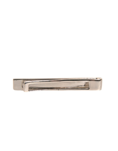 Dolce &amp; Gabbana zilveren stropdas clip met messing logo