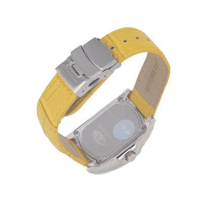 Chronotech Geel Leren Horloge