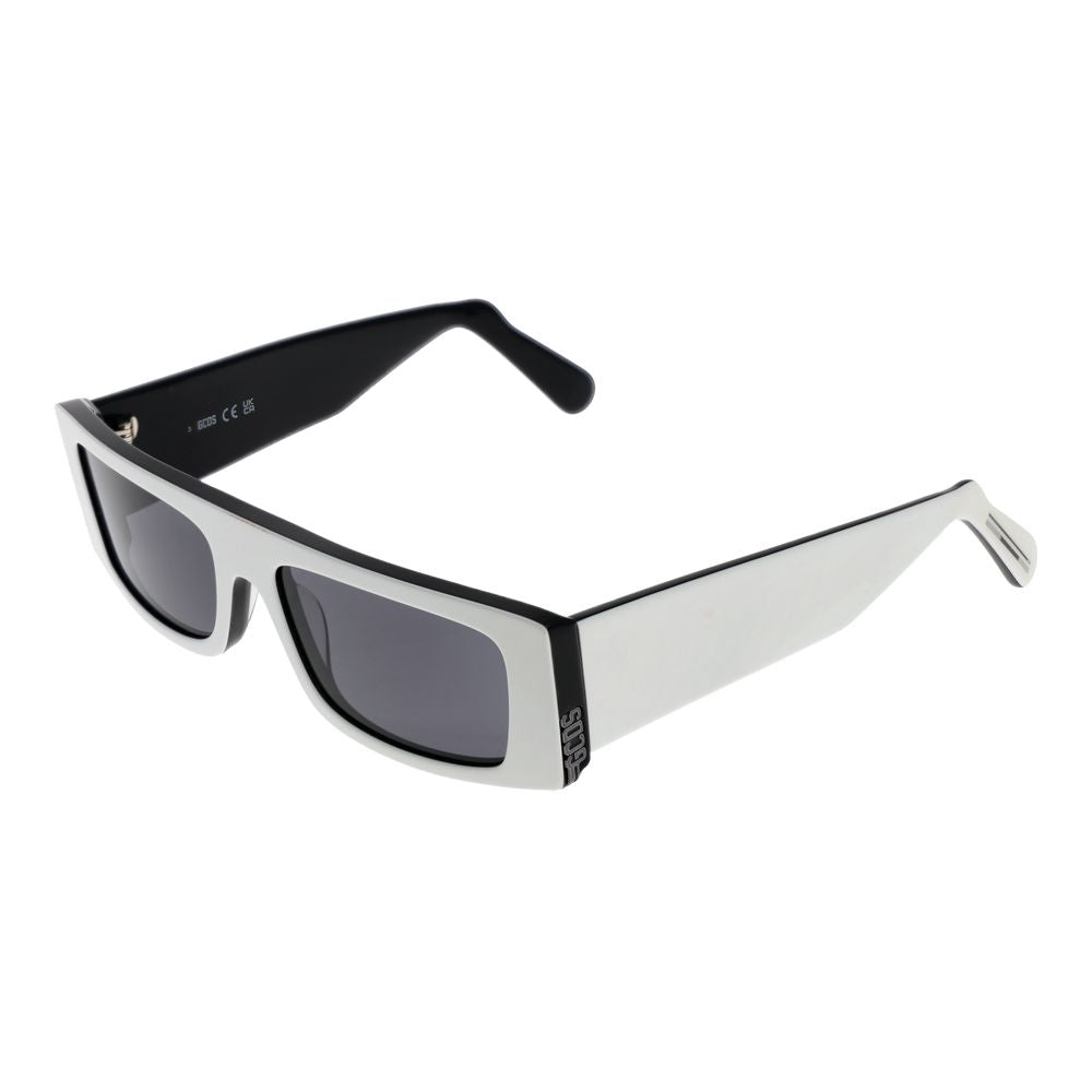 GCDS Witte Unisex Zonnebril