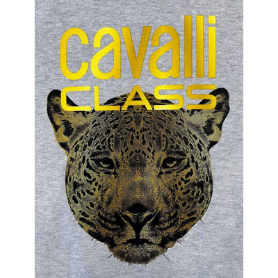 Cavalli Class Grijze Polyester Dames Hoodie