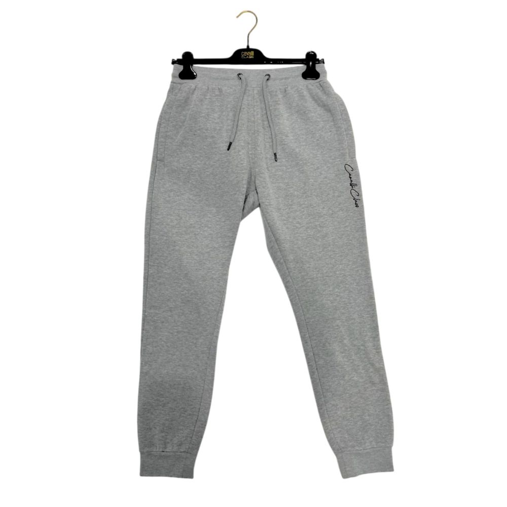Cavalli Class grijze polyester damesbroek