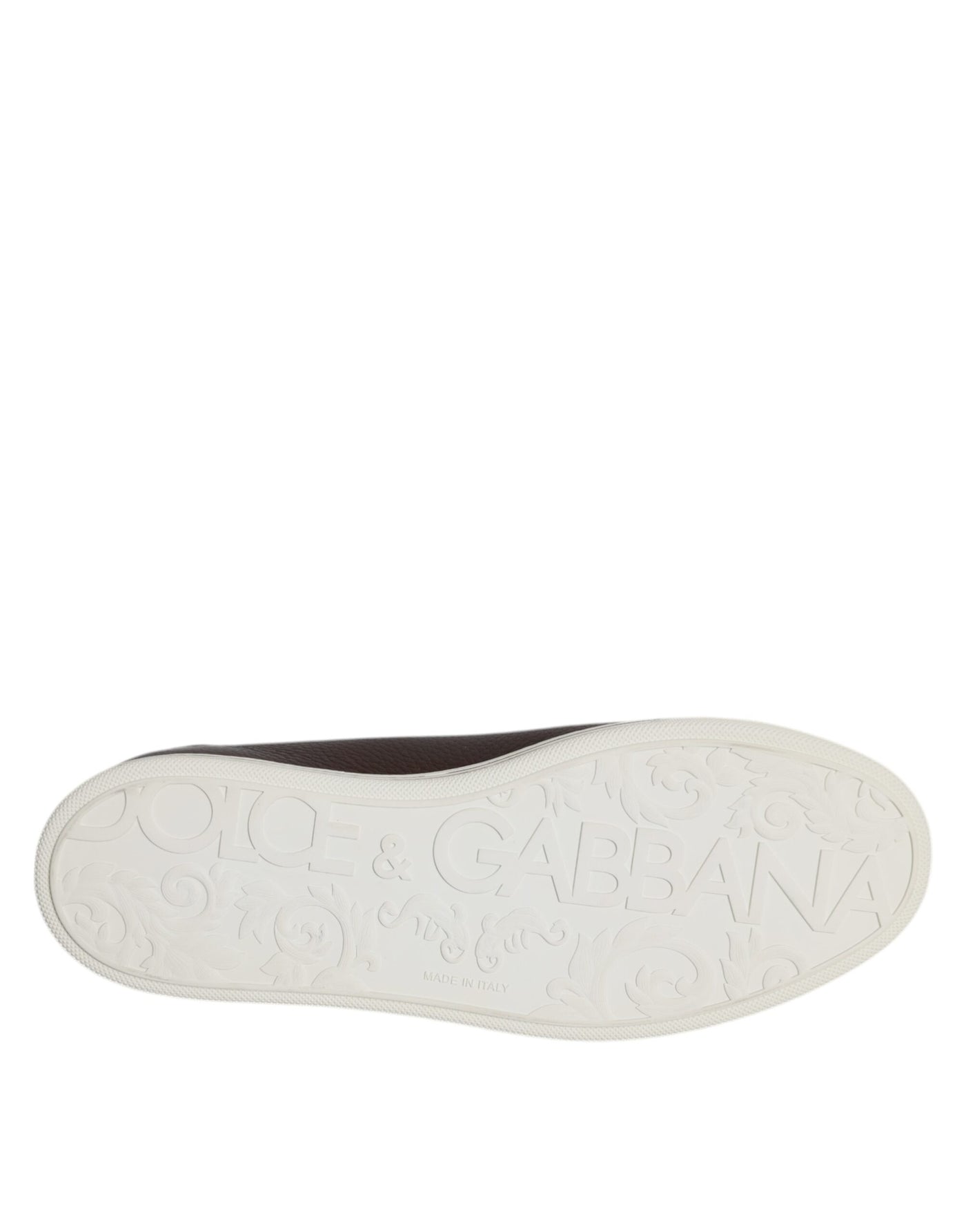 Dolce & Gabbana Brown Low Top Men Saint Tropez Sneakers Shoes