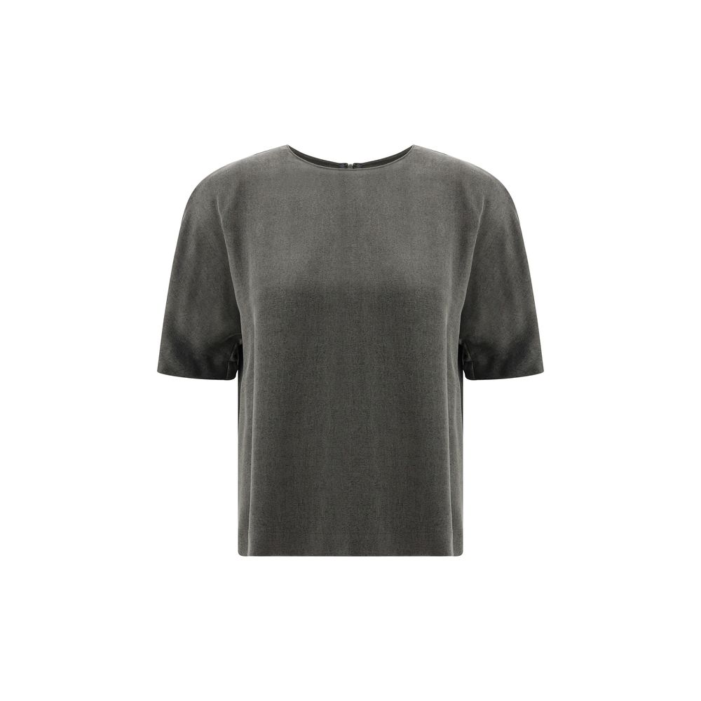 Haut en satin Giorgio Armani