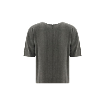Haut en satin Giorgio Armani