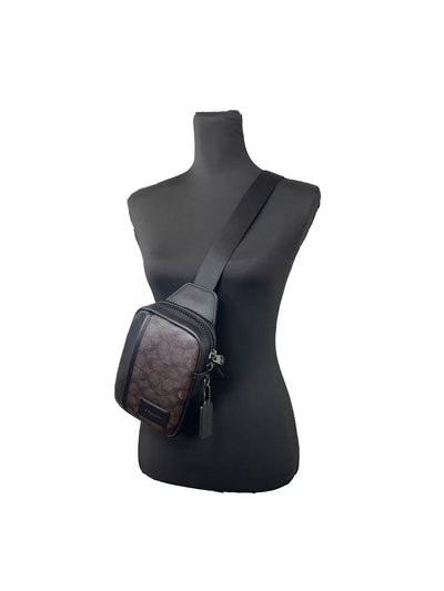Sac à dos bandoulière COACH Edge L Pack, noir noyer (CW347)