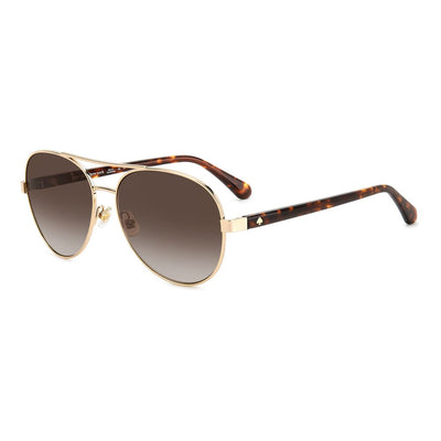Lunettes de soleil Kate Spade en métal doré