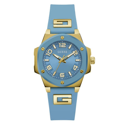 Guess Blauw Synthetisch Horloge