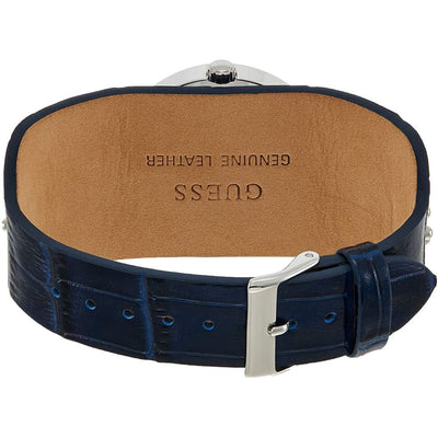 Guess Blauw Leren Horloge