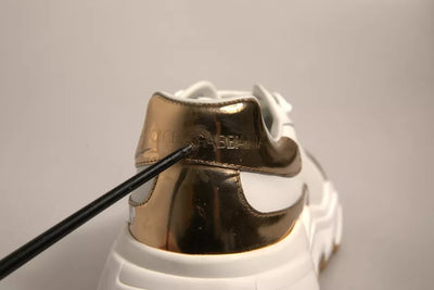 Dolce &amp; Gabbana White Gold Daymaster Low Top Sneakers Schoenen