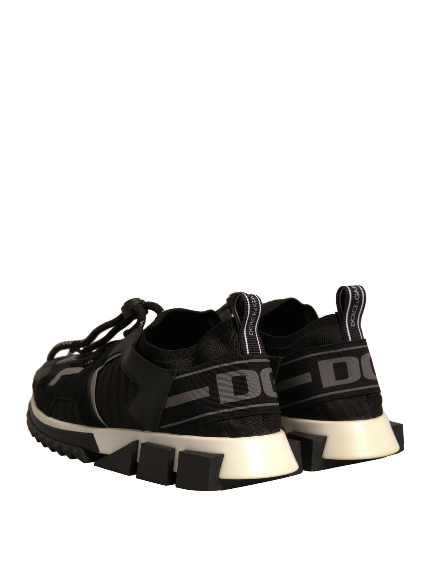 Dolce &amp; Gabbana Zwarte Mesh Sorrento Trekking Sneakers Schoenen