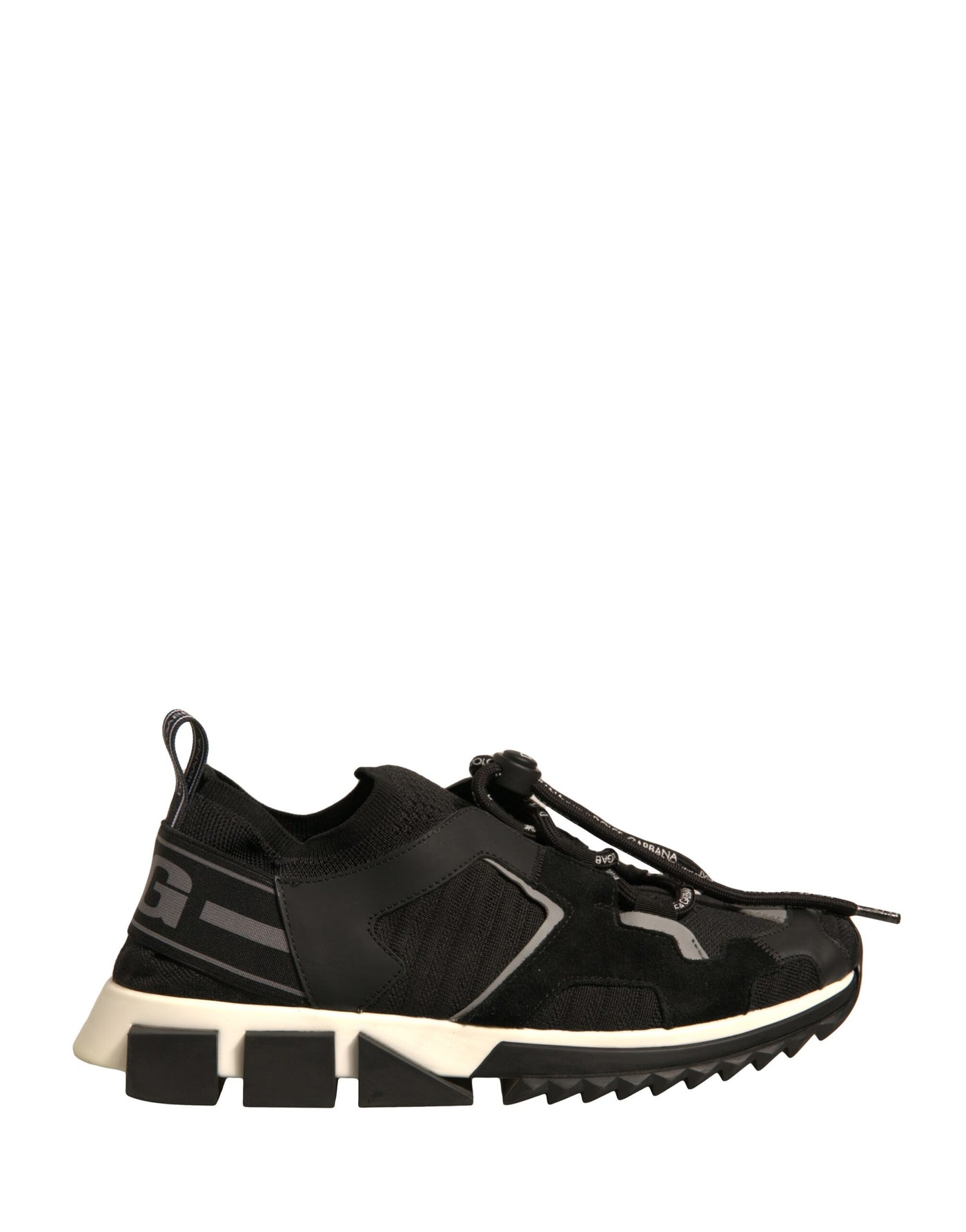 Dolce &amp; Gabbana Zwarte Mesh Sorrento Trekking Sneakers Schoenen