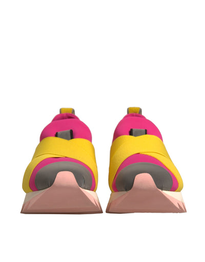 Dolce &amp; Gabbana Multicolor Neoprene Elastische Ibiza Sneakers Schoenen