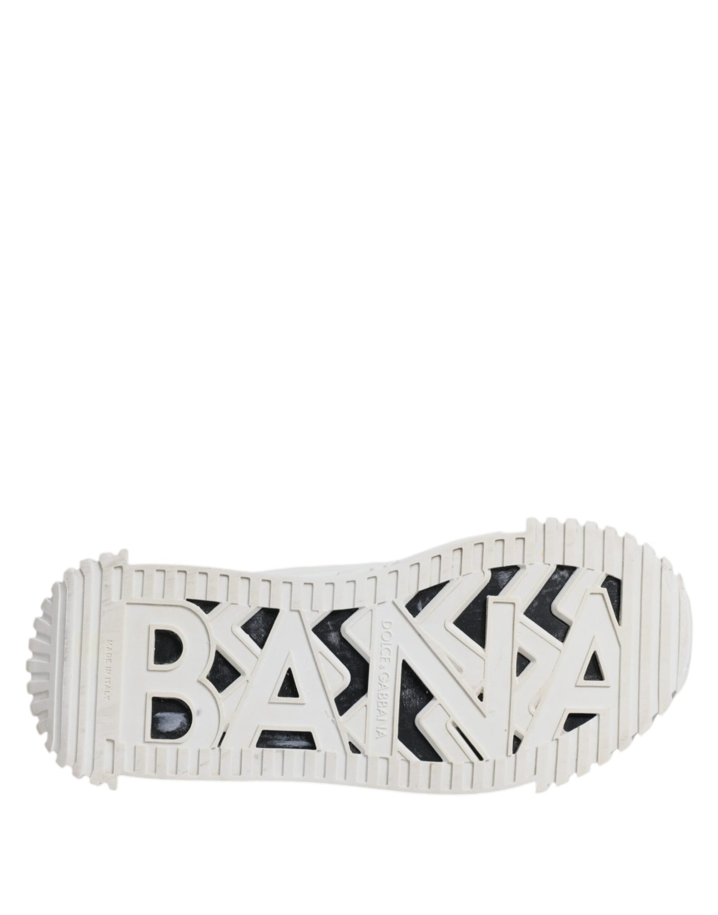 Dolce &amp; Gabbana Witte Zwarte NS1 Lage Sneakers Schoenen