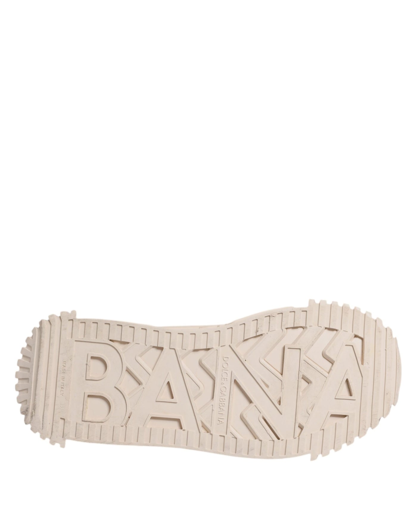 Dolce &amp; Gabbana Witte Veter NS1 Lage Top Sneaker Sportschoenen