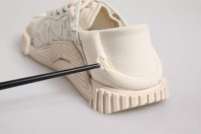 Dolce &amp; Gabbana Witte Veter NS1 Lage Top Sneaker Sportschoenen