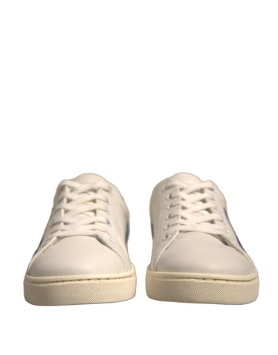 Dolce &amp; Gabbana witte suède lage sneakers