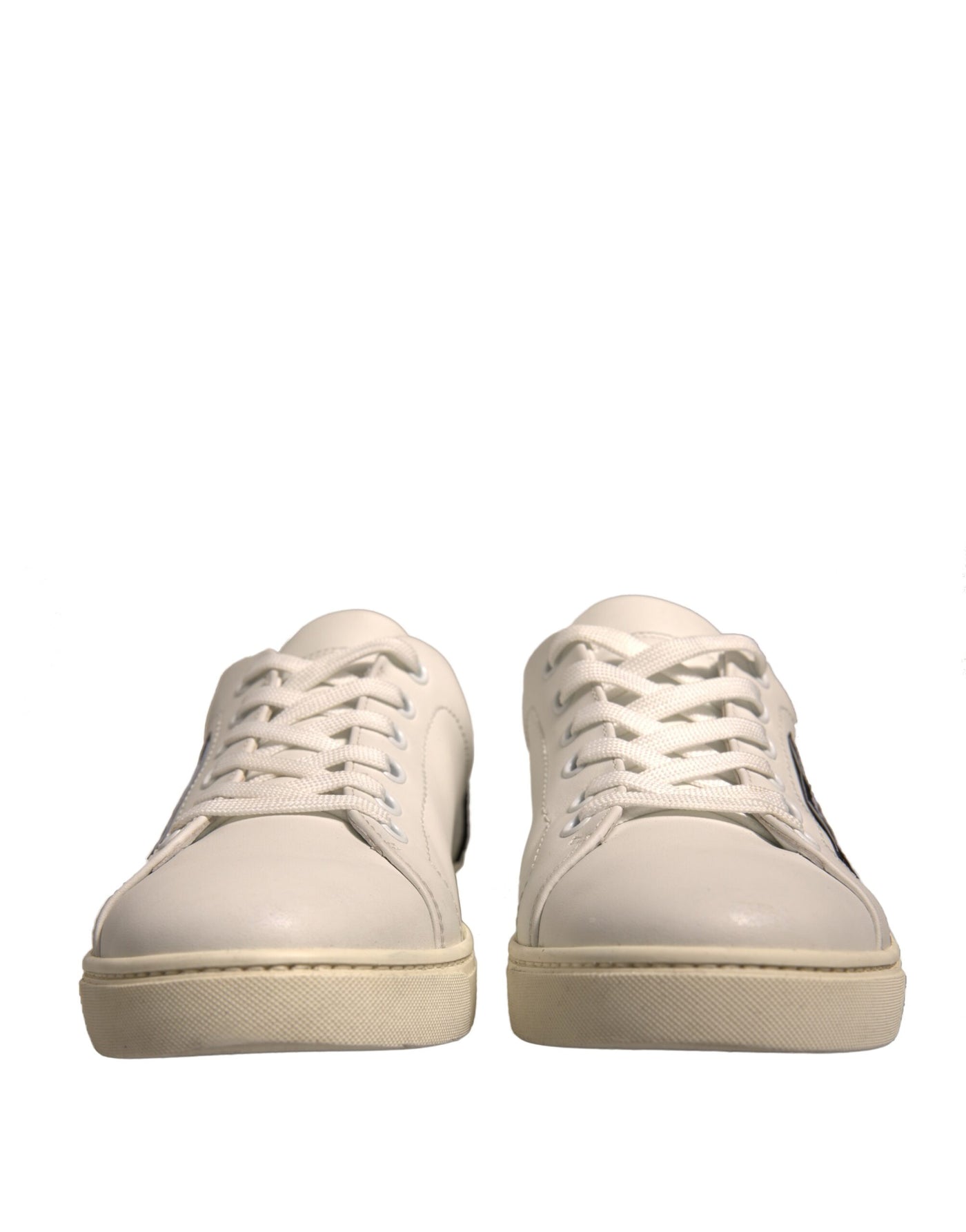 Dolce &amp; Gabbana witte suède lage sneakers