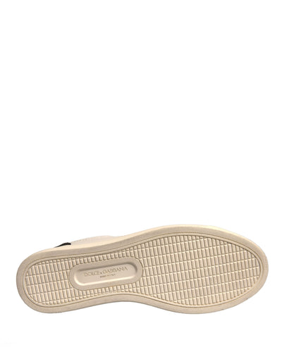 Dolce &amp; Gabbana witte suède lage sneakers
