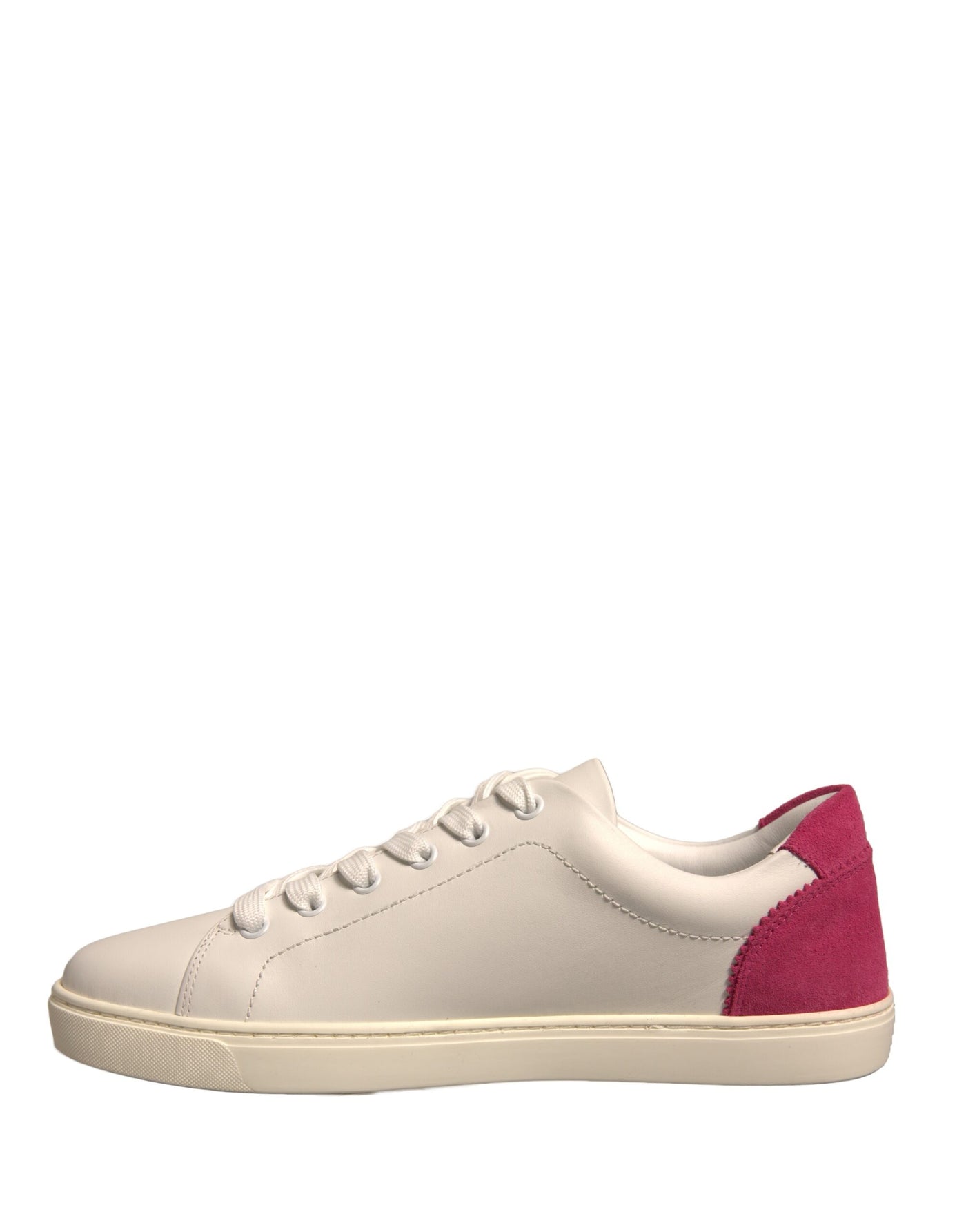 Dolce &amp; Gabbana witte suède lage sneakers