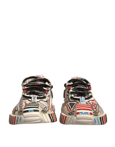 Dolce &amp; Gabbana Multicolor Suède Stof NS1 Sneakers Schoenen