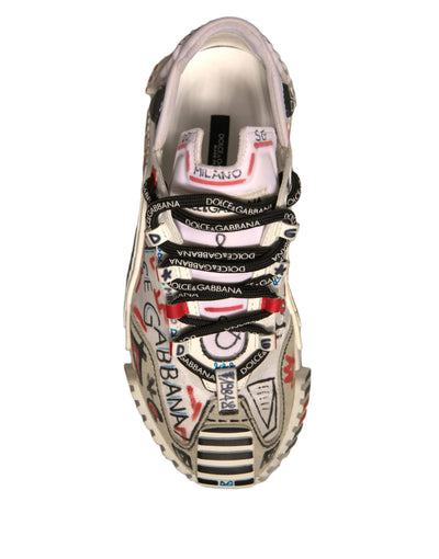 Dolce &amp; Gabbana Multicolor Suède Stof NS1 Sneakers Schoenen