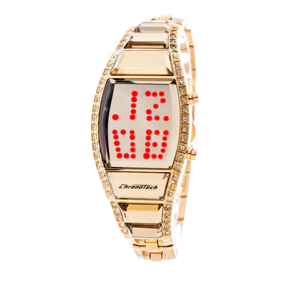 Chronotech Goud Roestvrijstalen Horloge