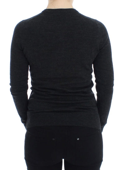 Dolce &amp; Gabbana Grijze Wollen Vest met Knoopjes