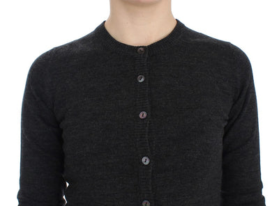 Dolce &amp; Gabbana Grijze Wollen Vest met Knoopjes