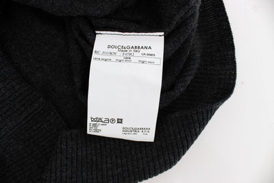 Dolce &amp; Gabbana Grijze Wollen Vest met Knoopjes