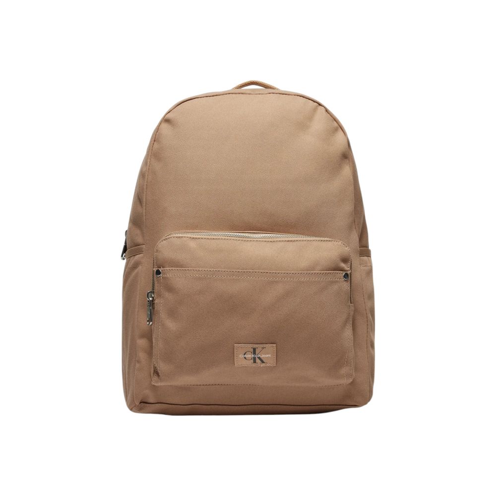 Sac à dos beige en polyester recyclé Calvin Klein Jeans