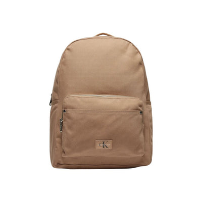 Sac à dos beige en polyester recyclé Calvin Klein Jeans