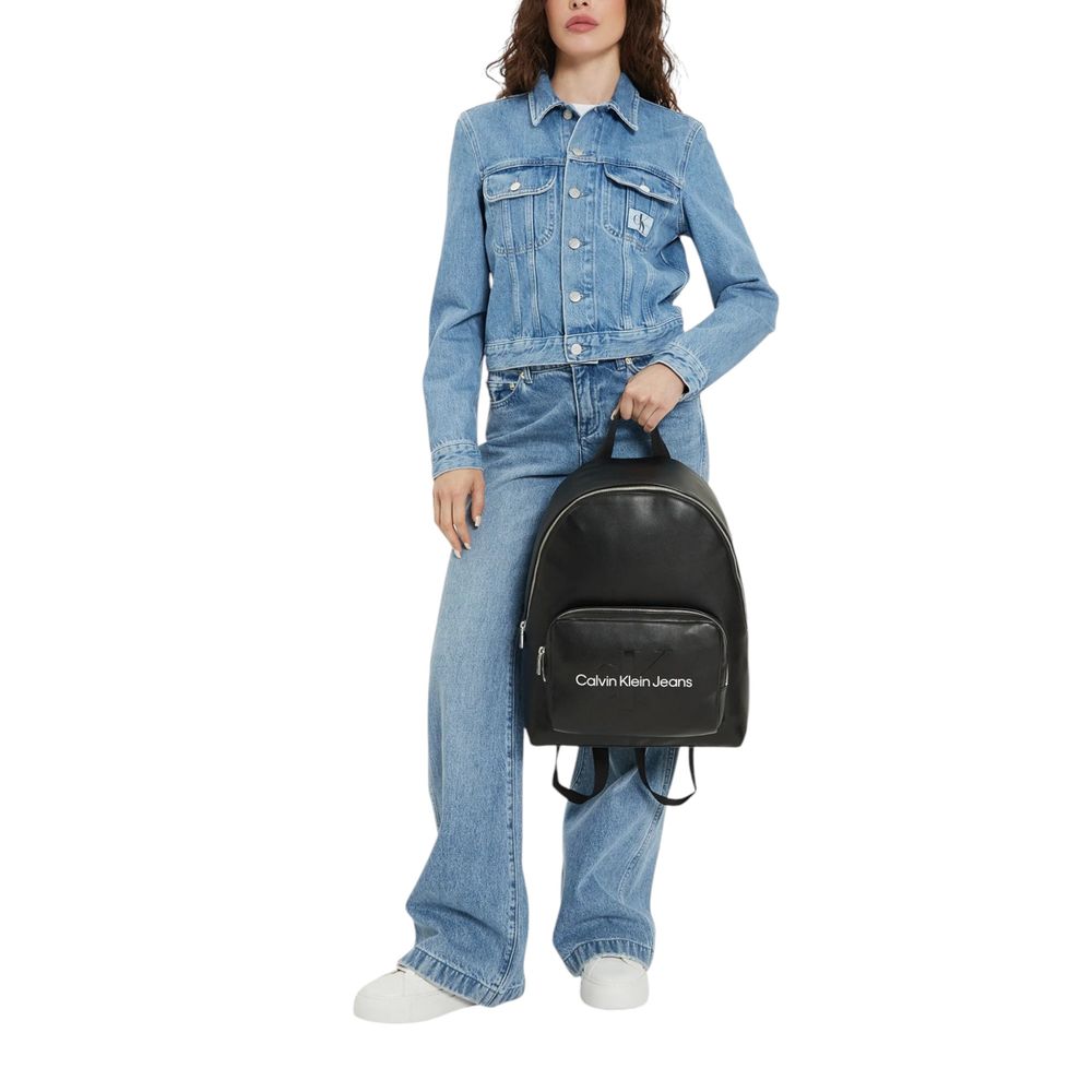 Calvin Klein Jeans Zwarte Polyethyleen Rugzak