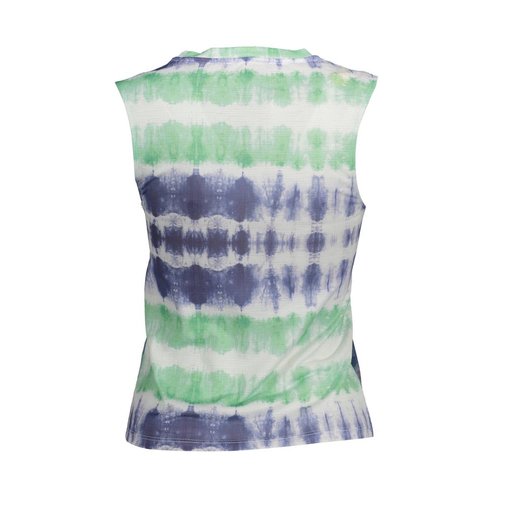 Haut Desigual bleu clair en polyester pour femme