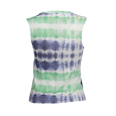 Haut Desigual bleu clair en polyester pour femme