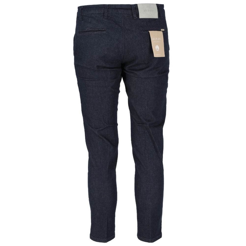AT.P.CO Blauwe katoenen jeans en broek