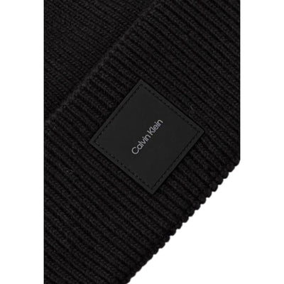 Calvin Klein Black Organic Cotton Caps Baseball Hat