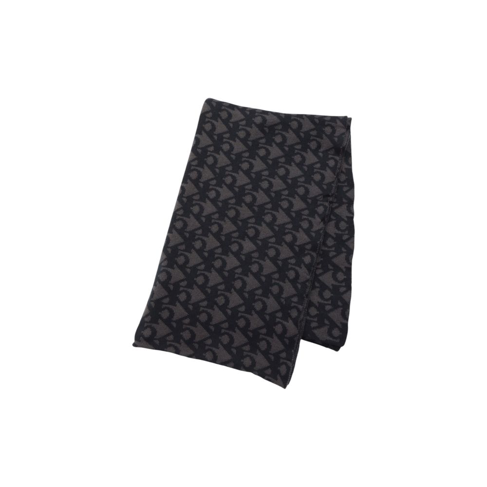 Calvin Klein Jeans Zwarte Gerecyclede Polyester Sjaal