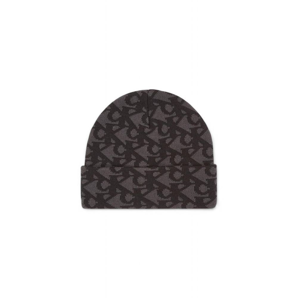 Calvin Klein Jeans Black Recycled Polyester Caps Baseball Hat