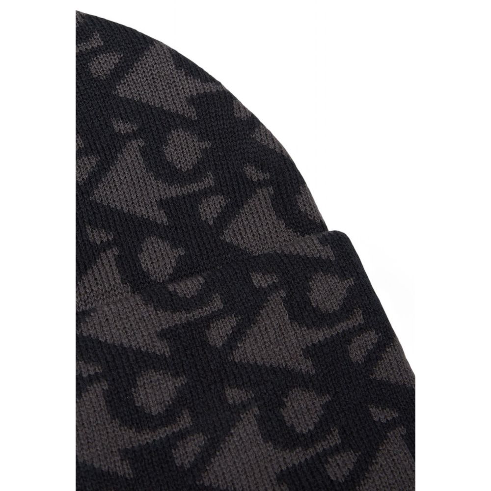 Calvin Klein Jeans Black Recycled Polyester Caps Baseball Hat