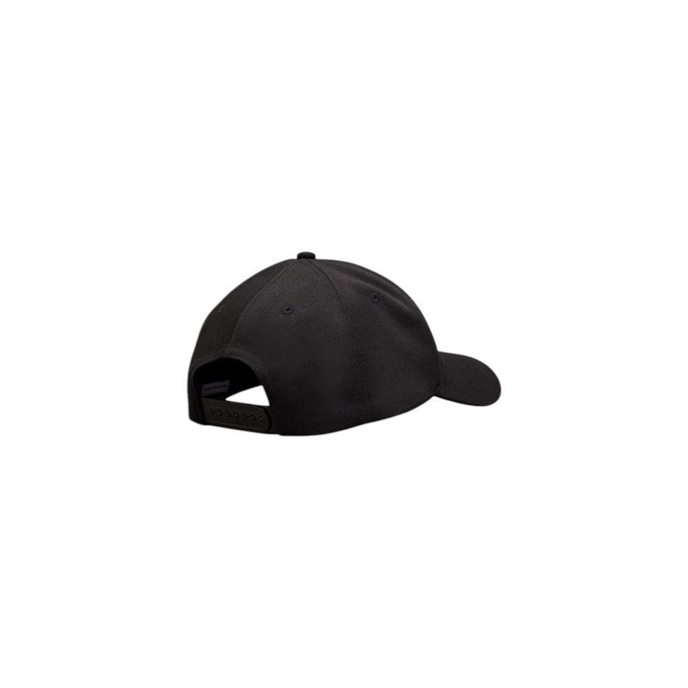 Calvin Klein Jeans Black Recycled Polyester Caps Baseball Hat