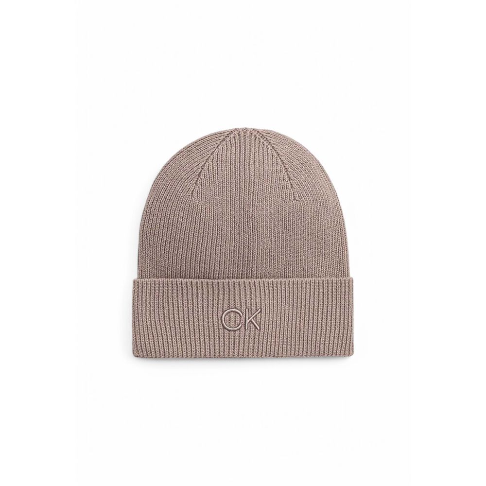 Casquette de baseball en coton biologique beige Calvin Klein