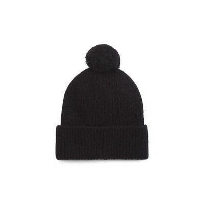 Casquette de baseball en cuir d'alpaga noir Calvin Klein