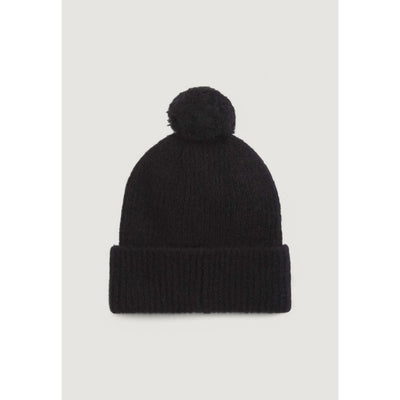 Casquette de baseball en cuir d'alpaga noir Calvin Klein