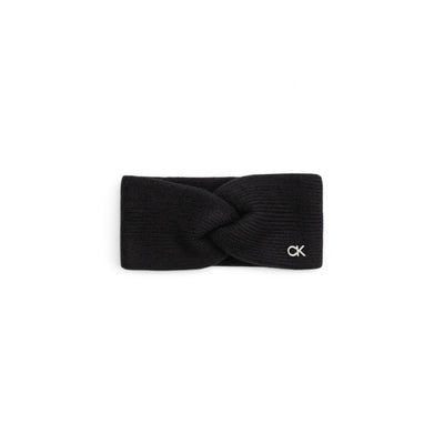 Bonnet en laine noire Calvin Klein